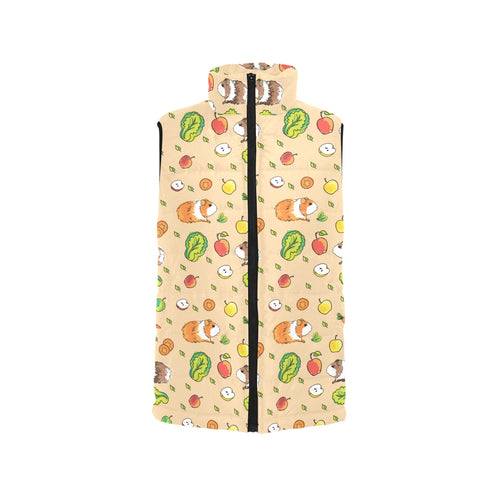 Guinea Pig Pattern Print Design 05 Women's Padded Vest