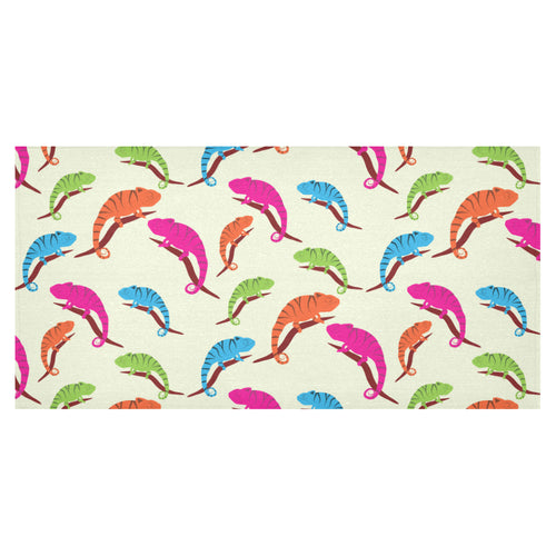 Colorful Chameleon lizard pattern Tablecloth