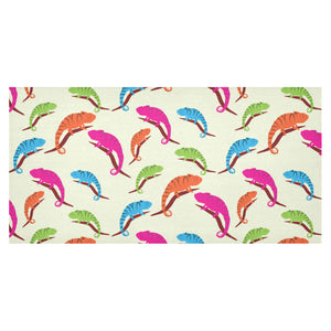 Colorful Chameleon lizard pattern Tablecloth