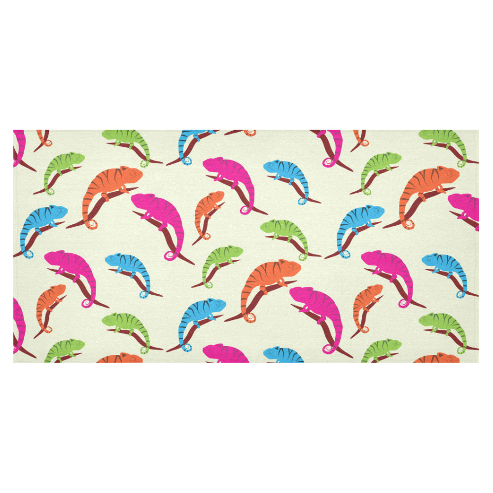Colorful Chameleon lizard pattern Tablecloth