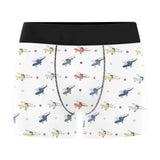 Cute helicopter star pattern Men's All Over Print Boxer Briefs Men's Underwear