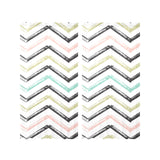 zigzag chevron paint pattern Gauze Curtain