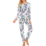 Butterfly pattern Women's All Over Print Pajama Set