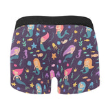 beautiful mermaid Fish jellyfish algae other marin Men's All Over Print Boxer Briefs Men's Underwear