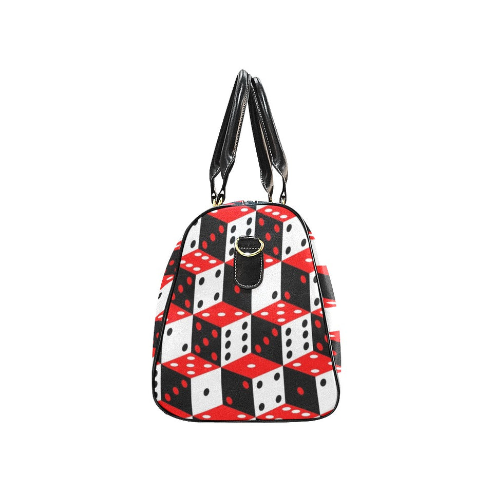 Dice Pattern Print Design 02 Travel Bag