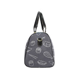 sushi pattern black background Travel Bag