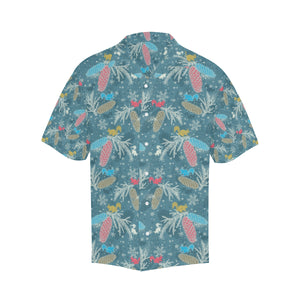 Squirrel Pattern Print Design 01 Men's All Over Print Hawaiian Shirt (Model T58)