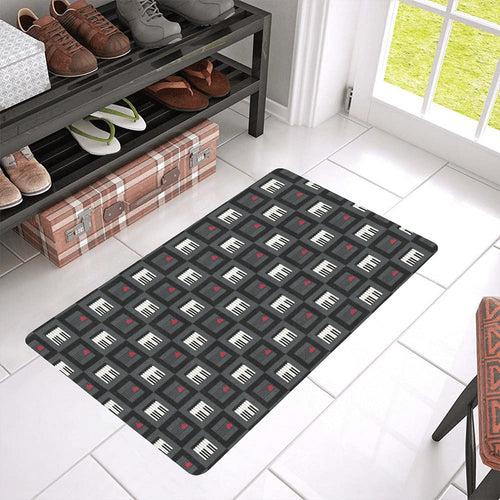 Piano Pattern Print Design 05 Doormat