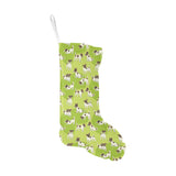 Jack Russel Pattern Print Design 01 Christmas Stocking
