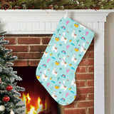 Llama alpaca cactus leaves pattern Christmas Stocking