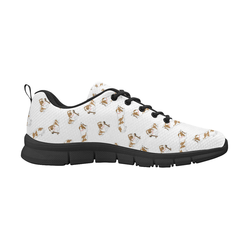 Jack Russel Pattern Print Design 04 Women's Sneaker Shoes