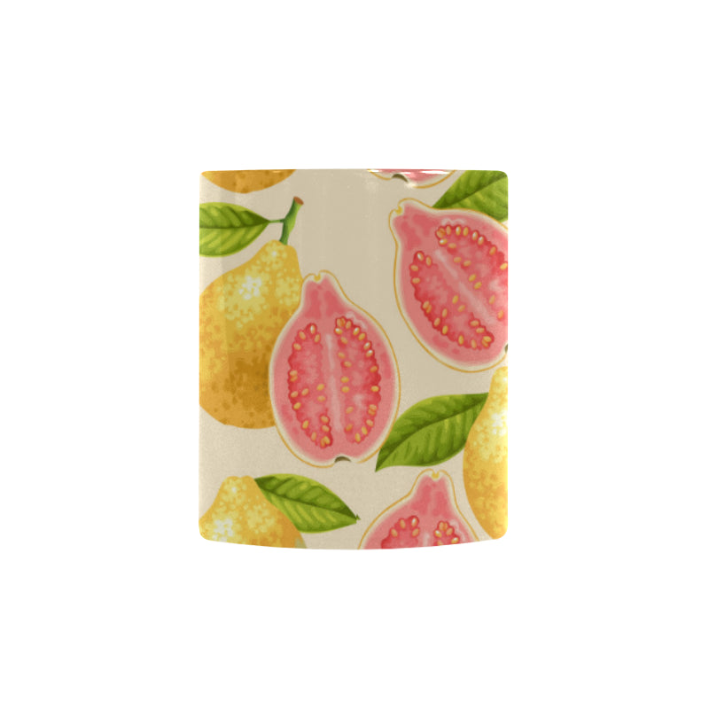 Beautiful guava pattern Morphing Mug Heat Changing Mug