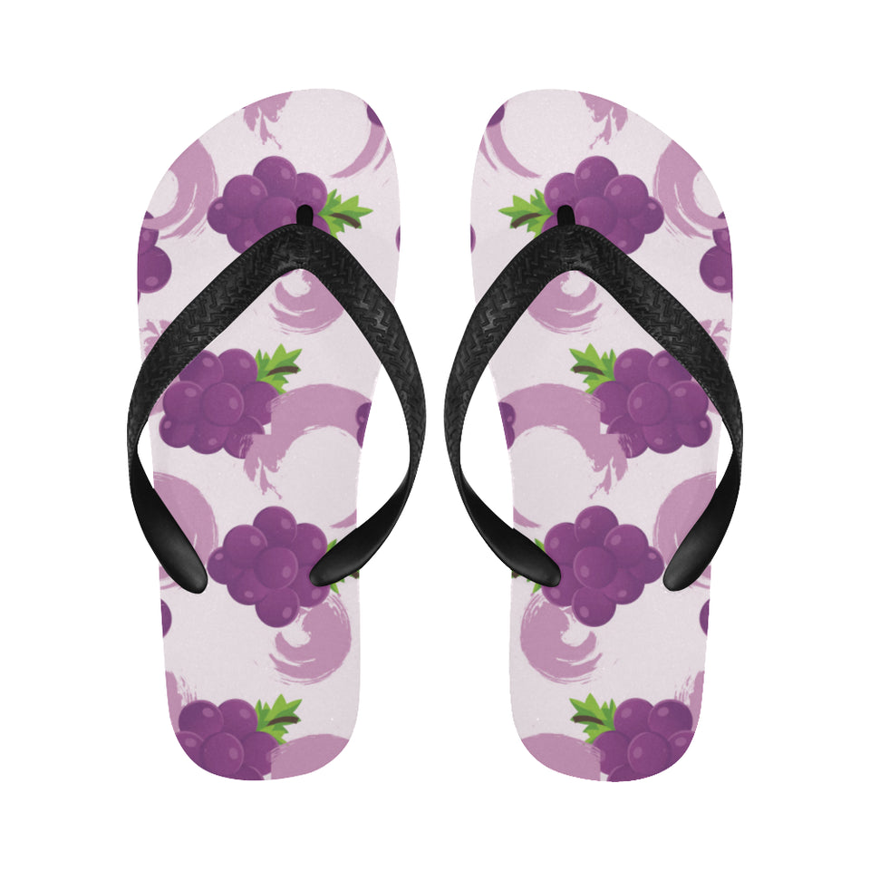 Cute Grape pattern Unisex Flip Flops