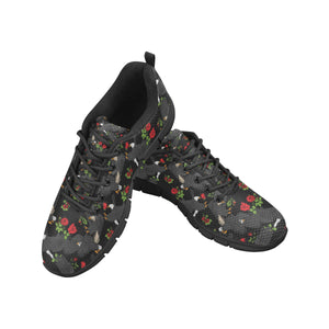 Eagle Pattern Print Design 04 Men's Breathable Sneakers ( Model 055)