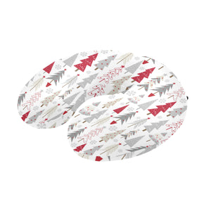 Cute Christmas tree pattern U-Shaped Travel Neck Pillow