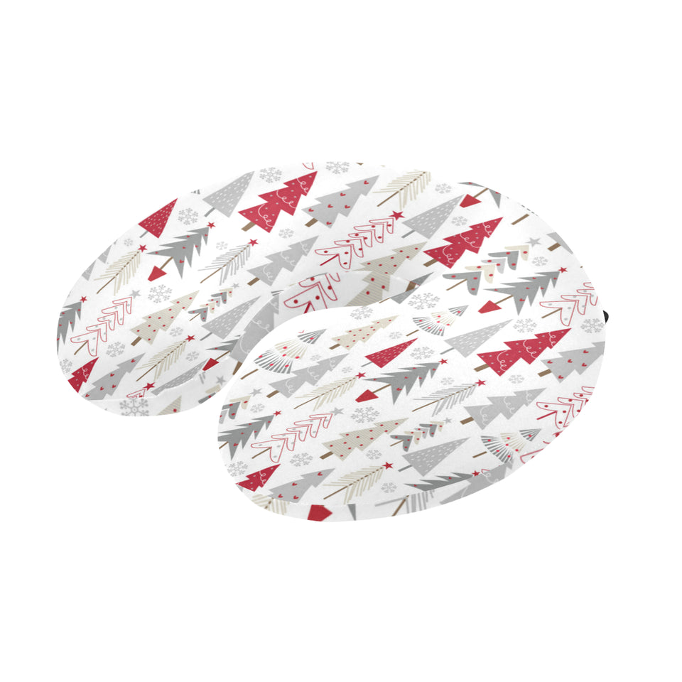Cute Christmas tree pattern U-Shaped Travel Neck Pillow