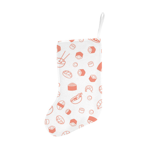 Sushi pattern Christmas Stocking