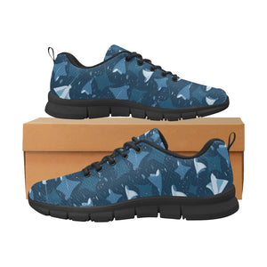 Stingray Pattern Print Design 04 Women's Sneaker Shoes