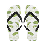 Cucumber sketch pattern Unisex Flip Flops