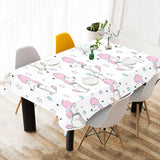 Cute poodle dog star pattern Tablecloth