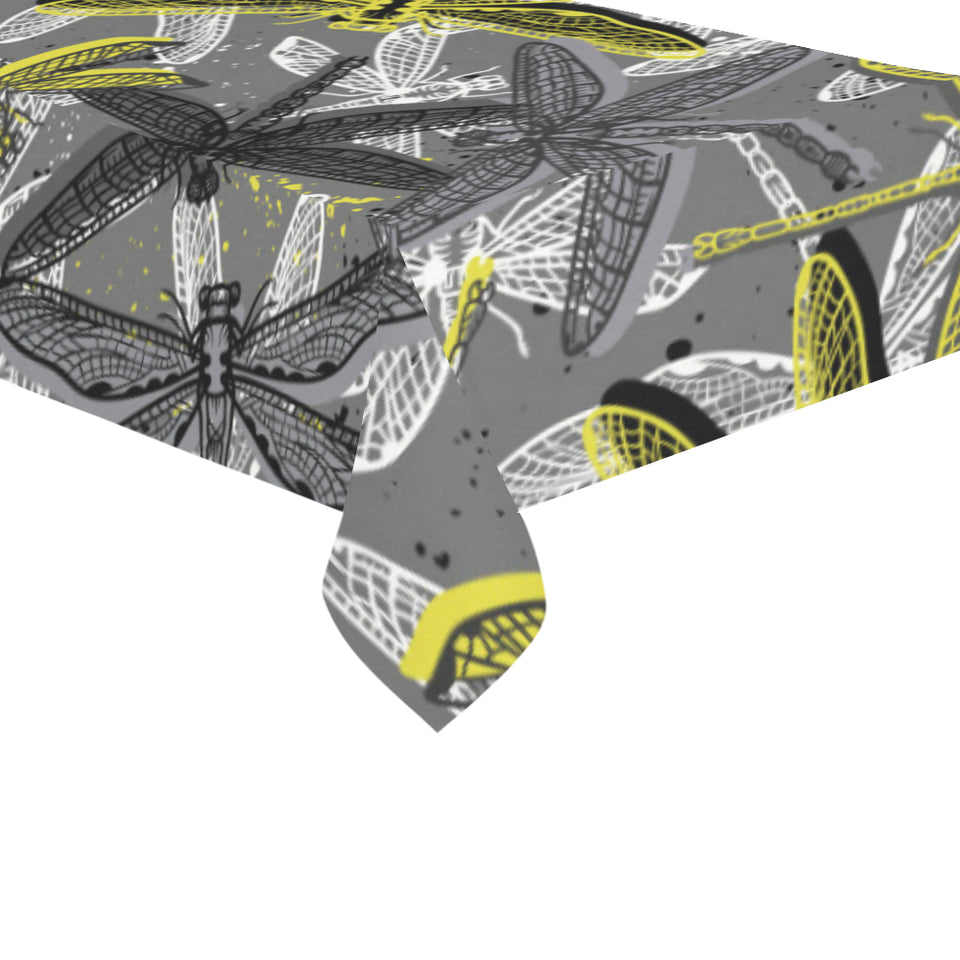 Hand drawn dragonfly pattern Tablecloth