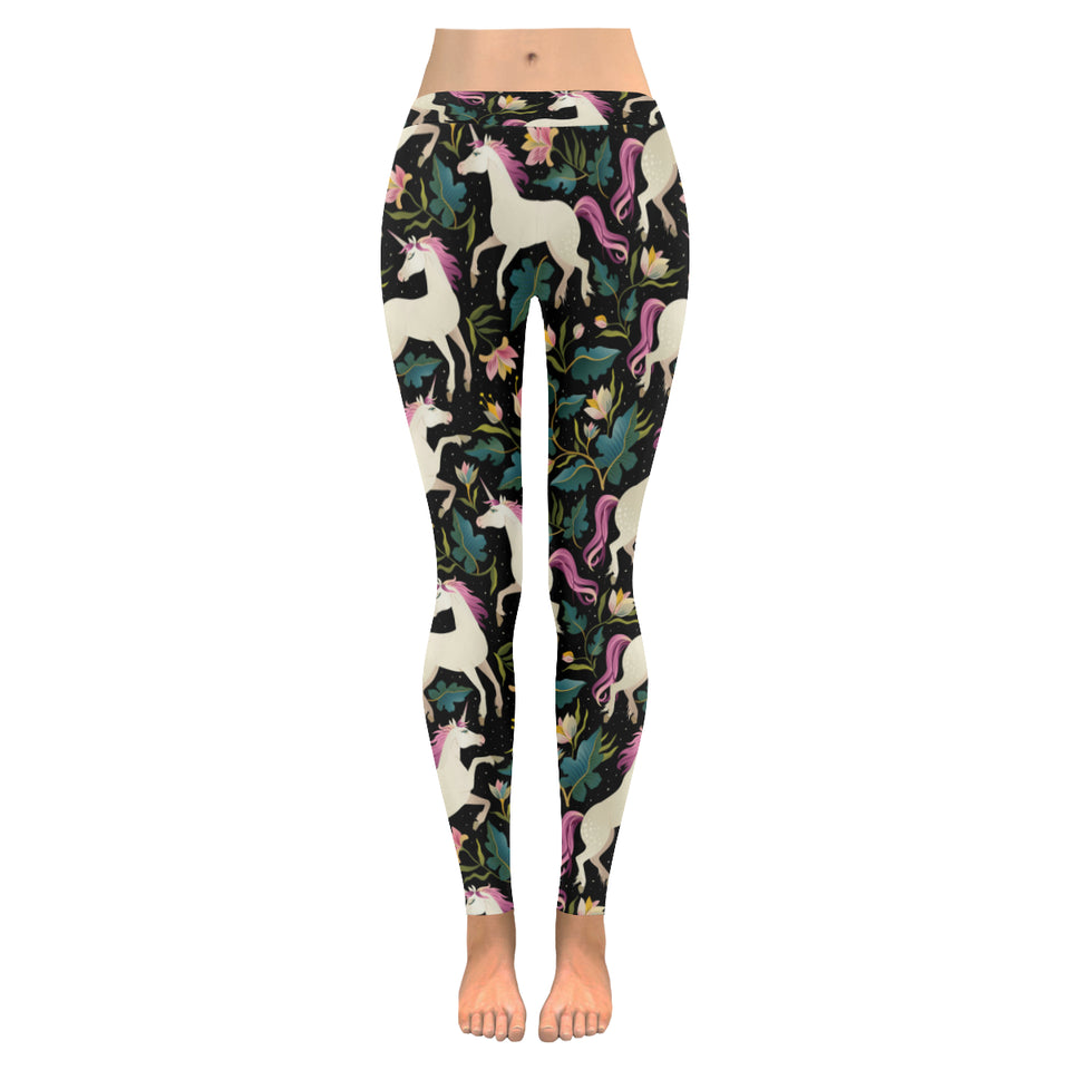 Unicorns forest background Women's Legging Fulfilled In US