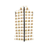 Hamburger Pattern Print Design 02 Men's Padded Vest