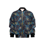 Beautiful peacock feather pattern Kids' Boys' Girls' Bomber Jacket