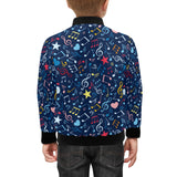Music Notes Pattern Print Design 03 Kids' Boys' Girls' Bomber Jacket