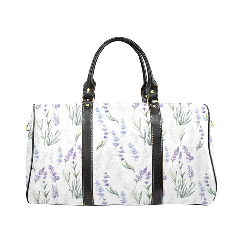 Hand painting Watercolor Lavender Travel Bag