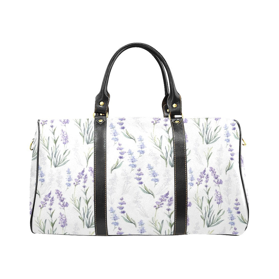 Hand painting Watercolor Lavender Travel Bag