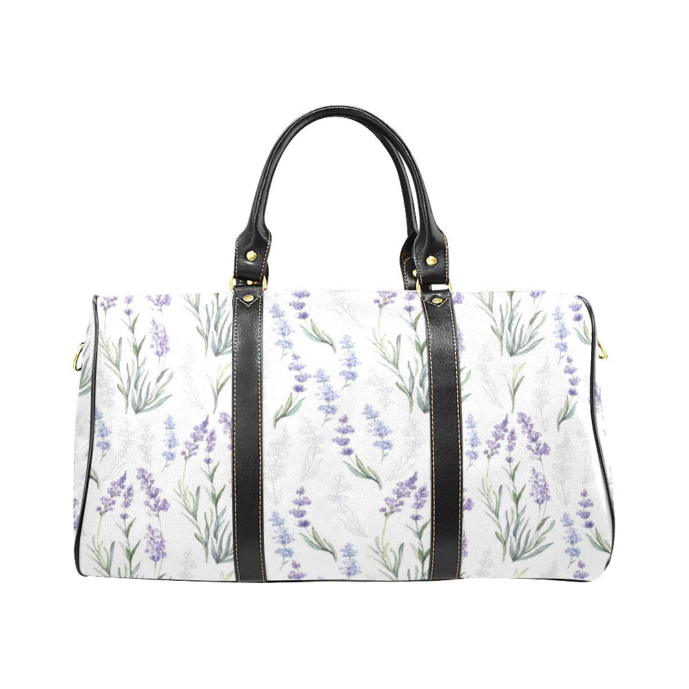 Hand painting Watercolor Lavender Travel Bag
