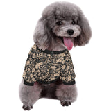 Rose Pattern Print Design 04 All Over Print Pet Dog Round Neck Fuzzy Shirt