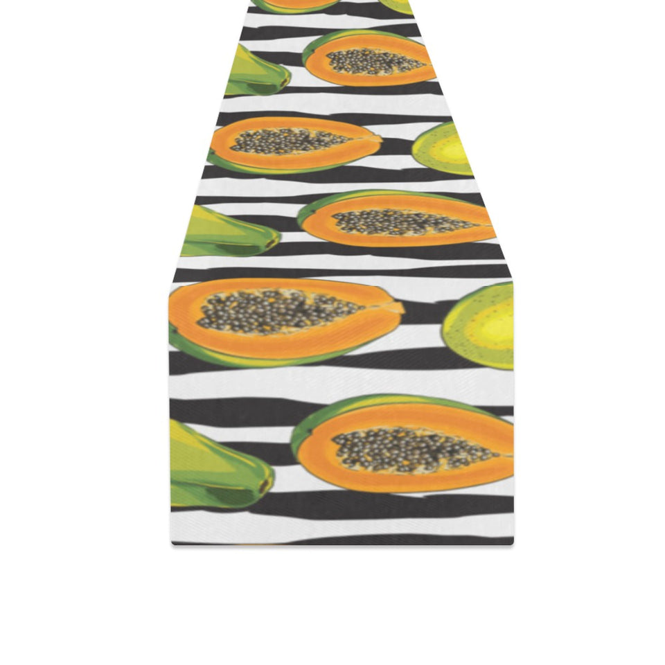papaya design pattern Table Runner