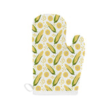Corn Pattern Print Design 05 Heat Resistant Oven Mitts