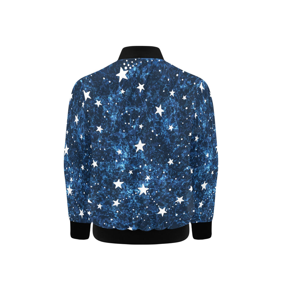 Night sky star pattern Kids' Boys' Girls' Bomber Jacket