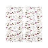 English Bulldog Pattern Print Design 01 Gauze Curtain
