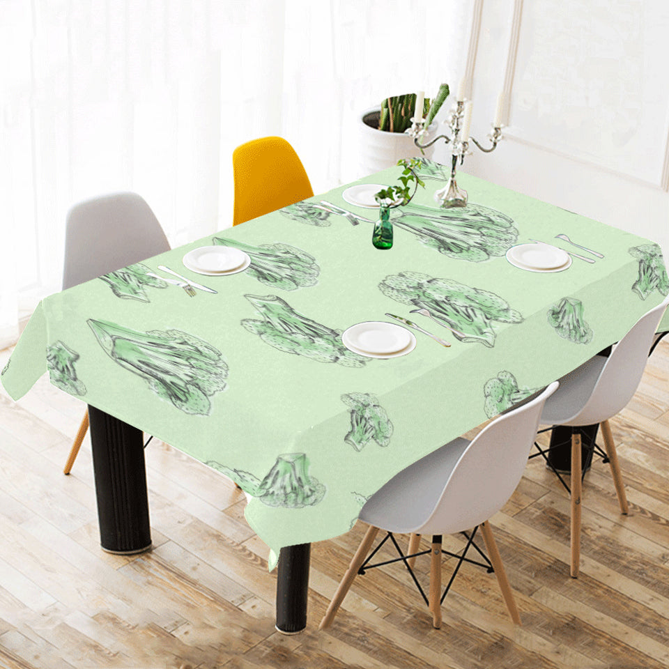 broccoli sketch pattern Tablecloth