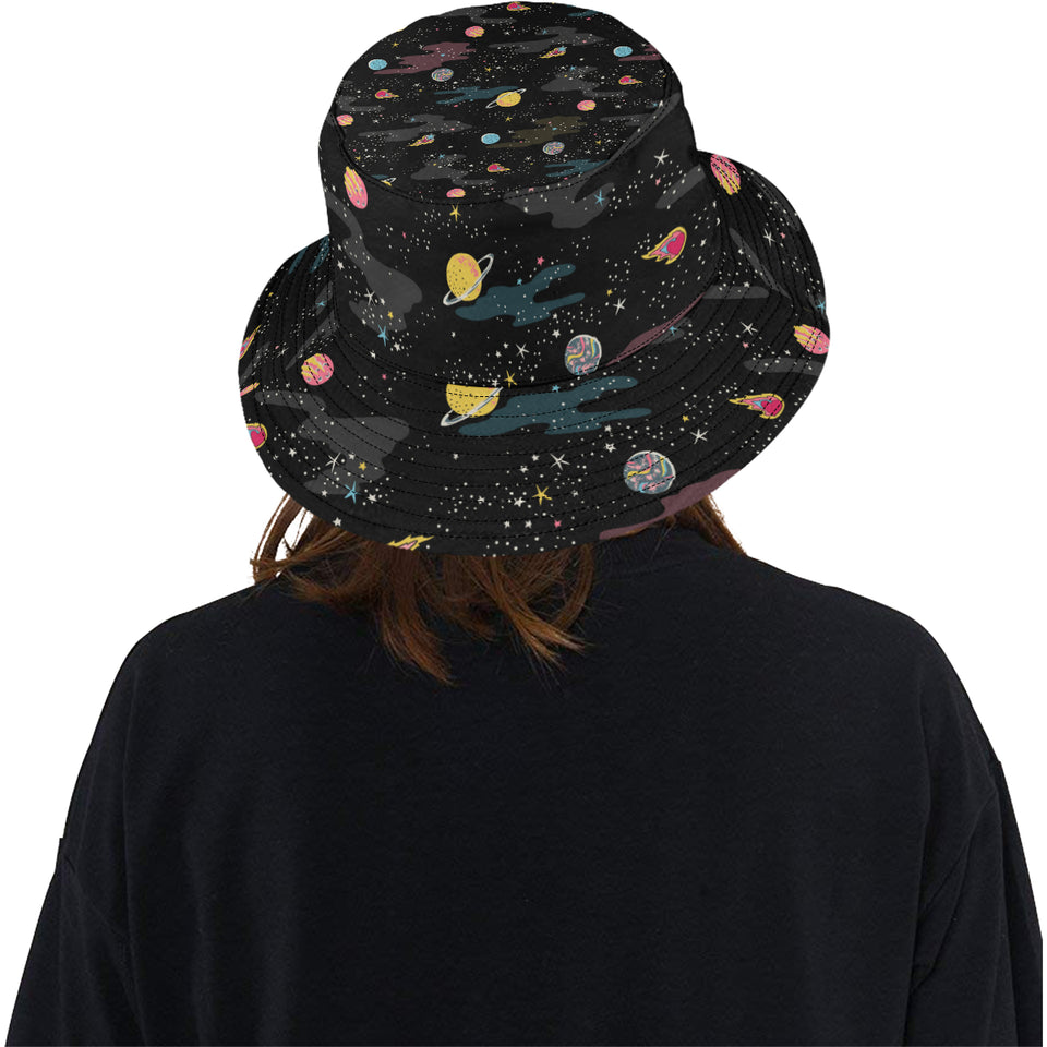 space pattern Unisex Bucket Hat