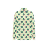 Snail Pattern Print Design 04 Women's Long Sleeve Polo Shirt