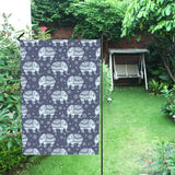 Elephant tribal design pattern House Flag Garden Flag