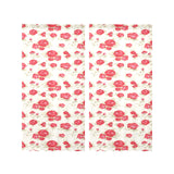 Rose Pattern Print Design 01 Gauze Curtain