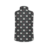 Piano Pattern Print Design 05 Men's Padded Vest