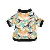 Eagle Pattern Print Design 02 All Over Print Pet Dog Round Neck Fuzzy Shirt