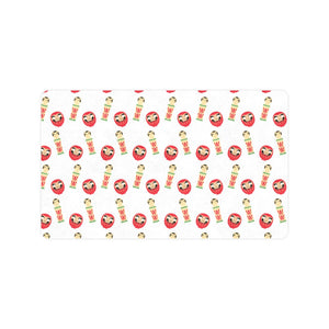 Daruma japanese wooden doll Doormat