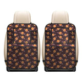 Hamburger Pattern Print Design 05 Car Seat Back Organizer