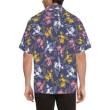 Koi Fish Carp Fish pattern Men's All Over Print Hawaiian Shirt