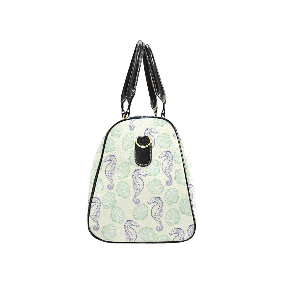 Seahorse shell pattern Travel Bag