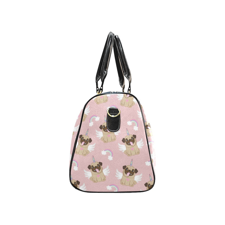 Cute unicorn pug pattern Travel Bag