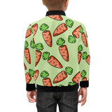 Carrot Pattern Print Design 05 Kids' Boys' Girls' Bomber Jacket